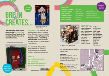 October 2016 - Green Party Exhibition 